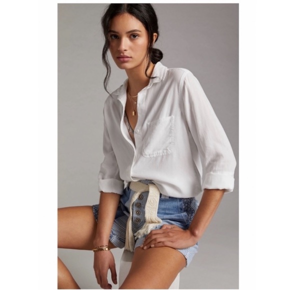 Bella Dahl Tops - Bella Dahl Button Down Shirt in White.